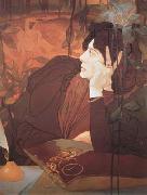 Georges de  Feure The Voice of Evil (mk19) oil painting artist